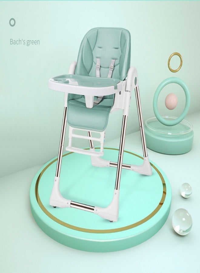 بيلانينا كرسي عشاء للأطفال قابل للتحويل قابل للتعديل محمول ومزود بعجلات لسهولة الاستخدام - Image 1