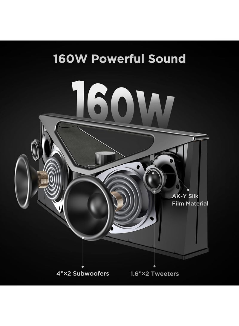 بوغاني BUGANI Brief Pro Portable Bluetooth Speaker- grey - Image 4