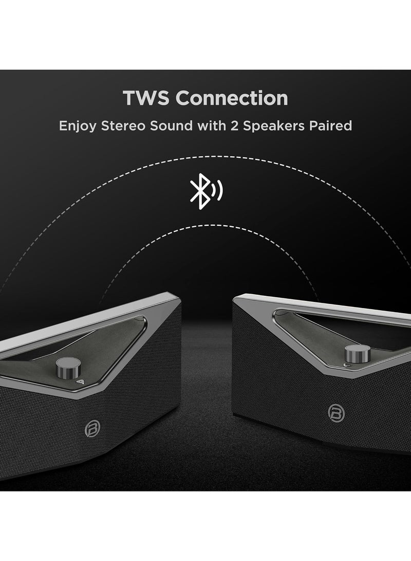 بوغاني BUGANI Brief Pro Portable Bluetooth Speaker- grey - Image 5