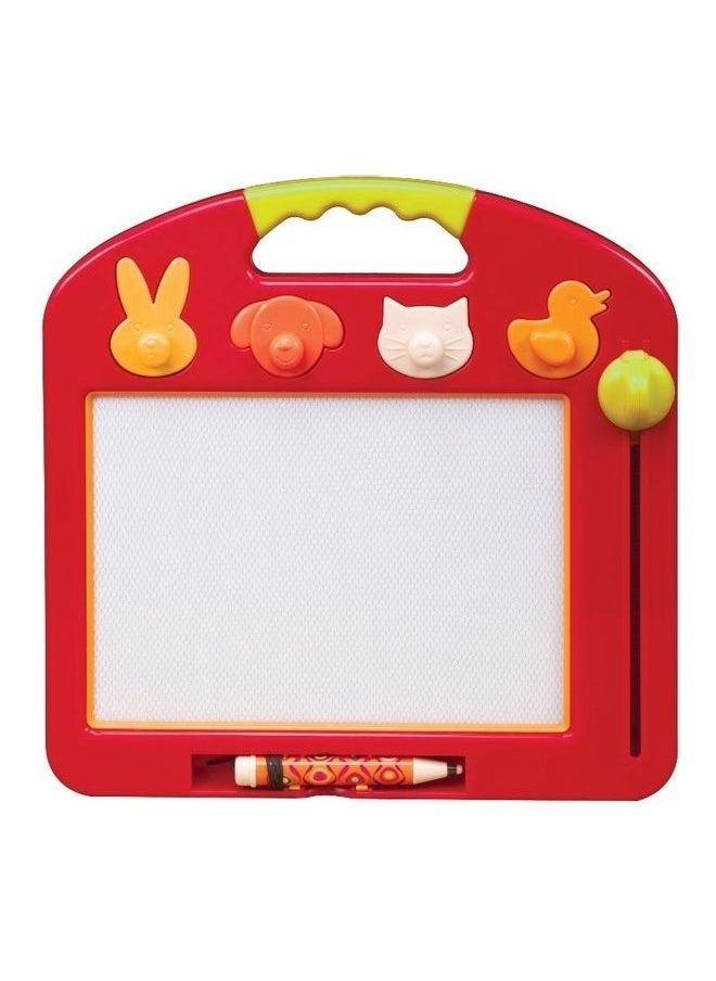 NIBEMINENT - Toulouse Lap-Trec Magnetic Sketch Board Tomato - Image 1