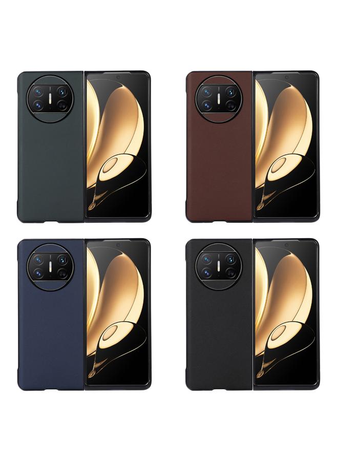 The Bros حافظة هاتف لهواوي ميت X3 بتصميم جلد الخروف الحقيقي - Image 4