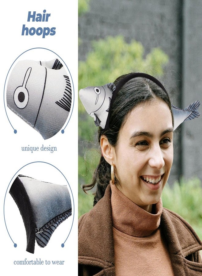 PRETYZOOM 2pcs Funny Fish Headbands Sea Animal Party Headband Novelty Headwear Props For Halloween Birthday New Year Costume Hair Accessories - Image 4