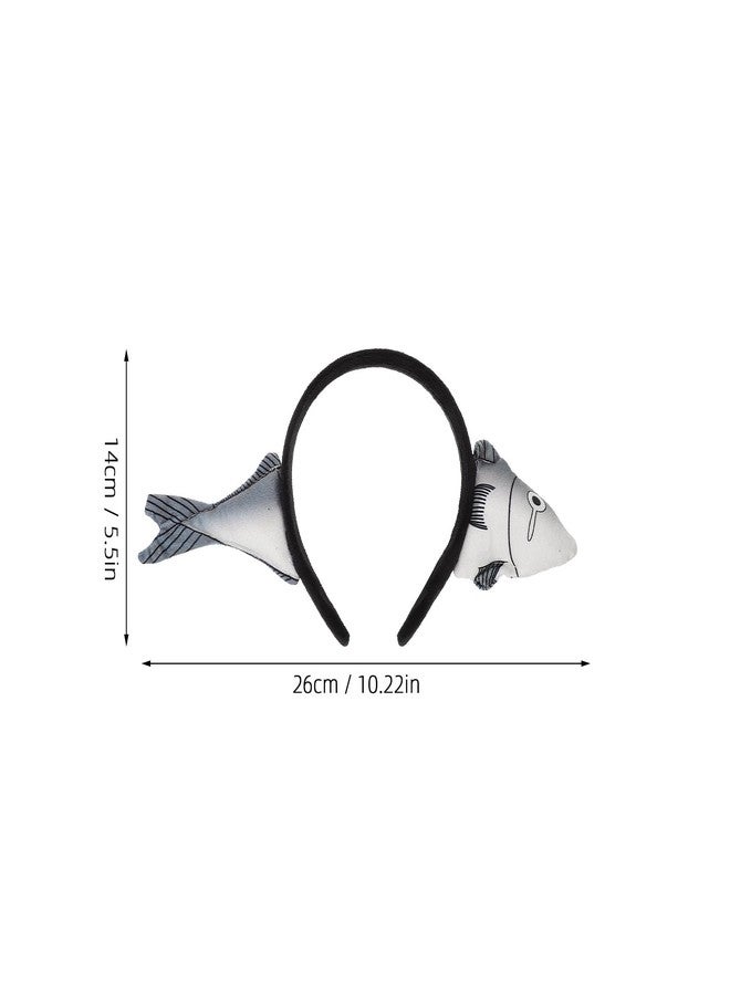 PRETYZOOM 2pcs Funny Fish Headbands Sea Animal Party Headband Novelty Headwear Props For Halloween Birthday New Year Costume Hair Accessories - Image 2