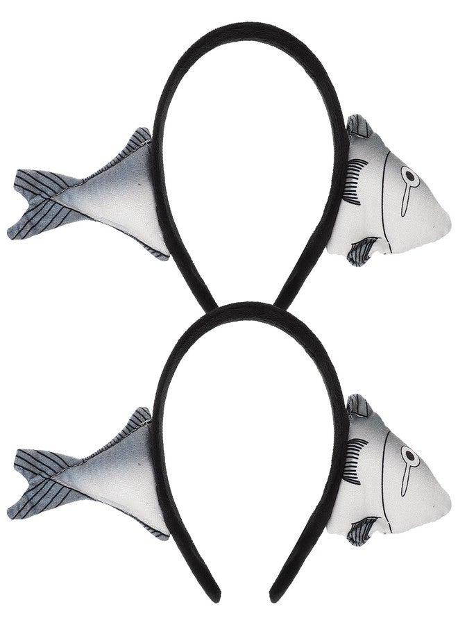PRETYZOOM 2pcs Funny Fish Headbands Sea Animal Party Headband Novelty Headwear Props For Halloween Birthday New Year Costume Hair Accessories - Image 1