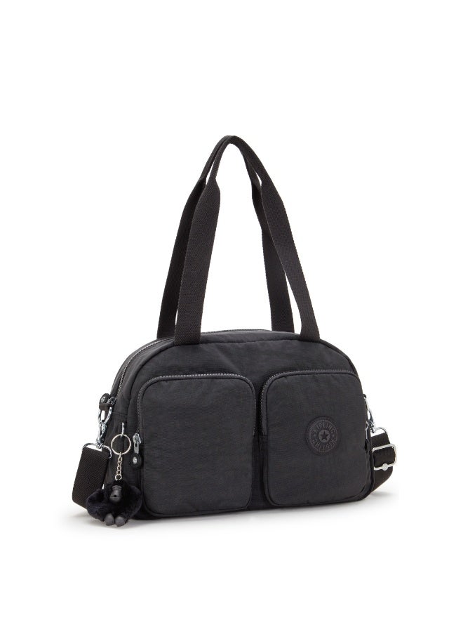 كيبلينغ حقيبة كتف متوسطة كول ديفيا مع حزام قابل للإزالة - أسود نوير - Image 4