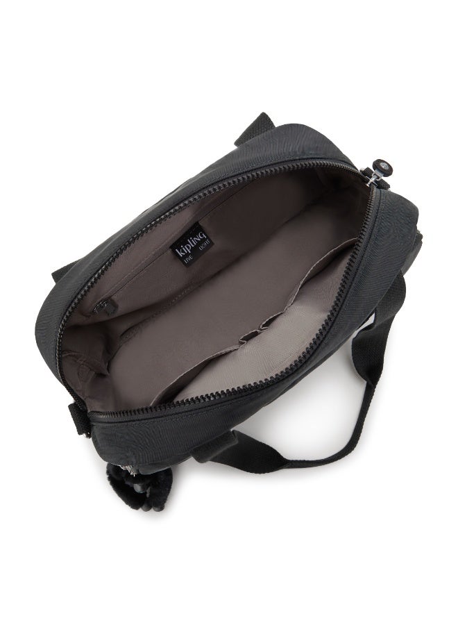 كيبلينغ حقيبة كتف متوسطة كول ديفيا مع حزام قابل للإزالة - أسود نوير - Image 3