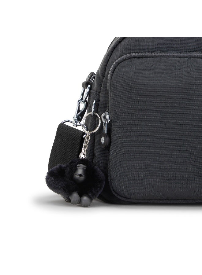 كيبلينغ حقيبة كتف متوسطة كول ديفيا مع حزام قابل للإزالة - أسود نوير - Image 5