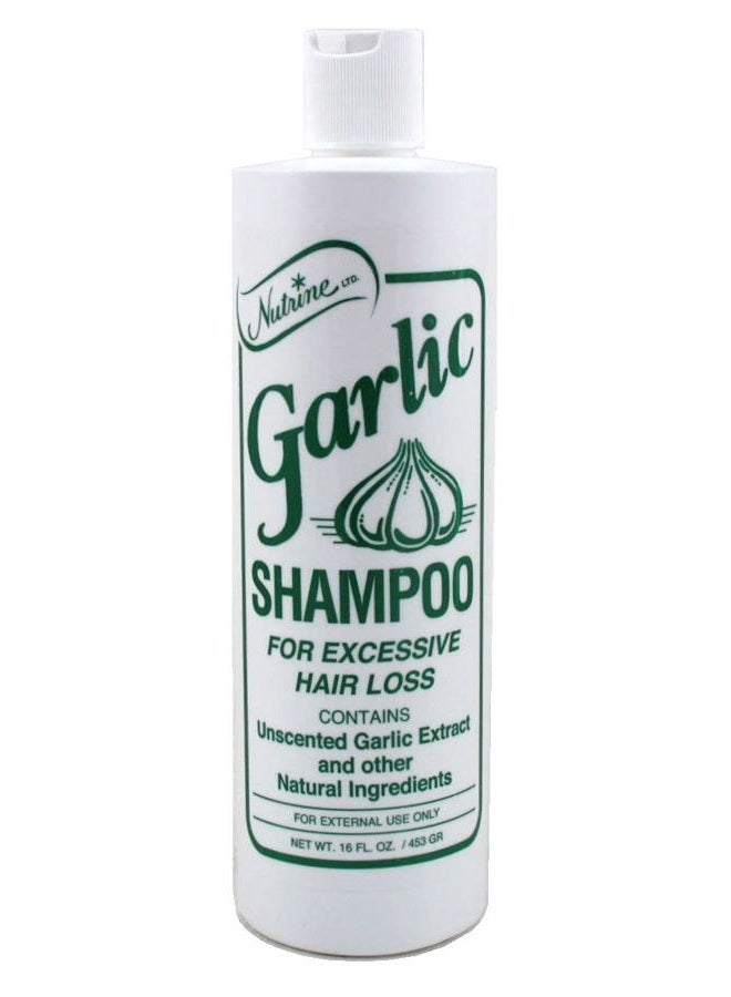 Nutrine Garlic Shampoo 16 oz. Unscented (3-Pack) - Image 1