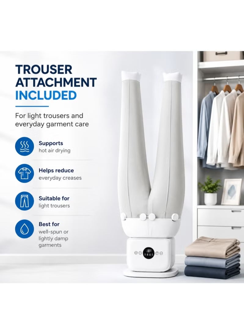 Clothes Ironing 3-in-1 Automaticand Drying Machine for Shirts, Pants and Shoes – Smart Inflatable Garment Dryer with Digital Control - Image 5