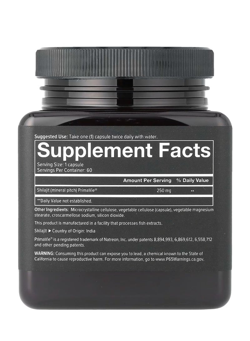 youtheory Men Shilajit 250 mg 60 Veg Caps - Image 2