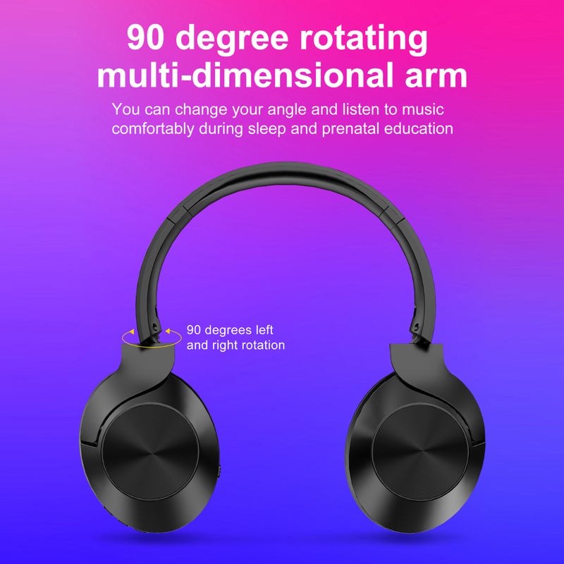 Headset BT Headset Wireless Heavy Bass Gaming Headset BT+FM+T card+3.5mm wired 4 in 1 300mAh - Image 5