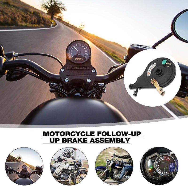 Rear Brake Pedal - Aluminum Brake Assembly Supplies,Rust-Resistant Rear Brake Eco-Friendly Universal 110 Motor Follow-up Brake for Electric Vehicles Borato - Image 3