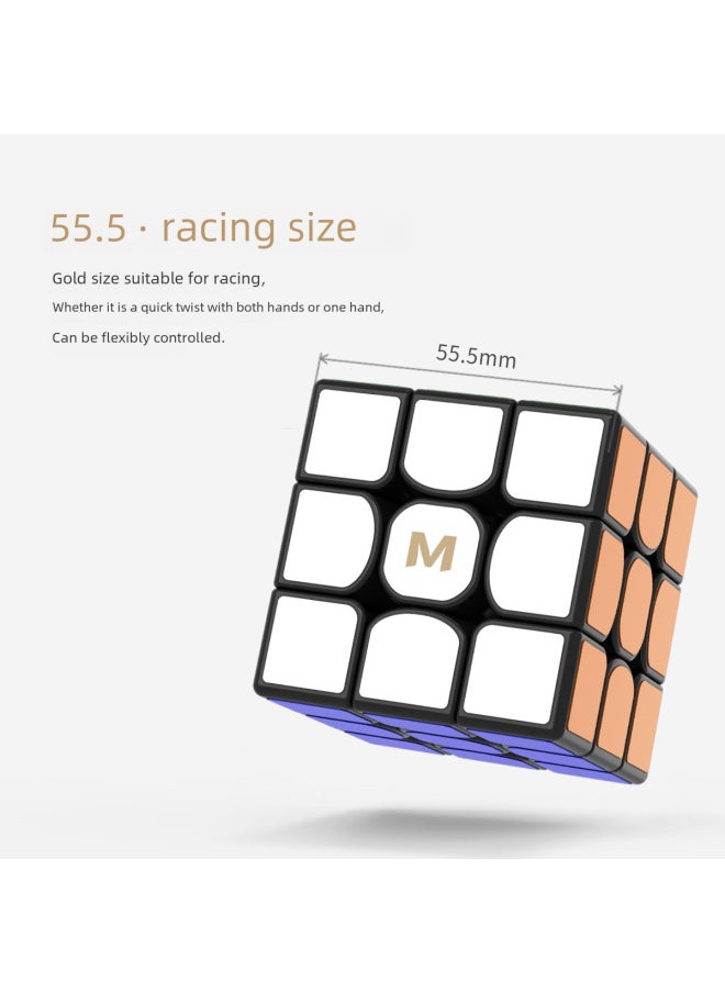 Generic - Yongjun MGC Magnetic Series 256th Rubik's Cube Elite 3rd Magnetic Smooth Competition Special Toys Wholesale-Color:Yongjun MGC-EVO Pyramid - Image 1