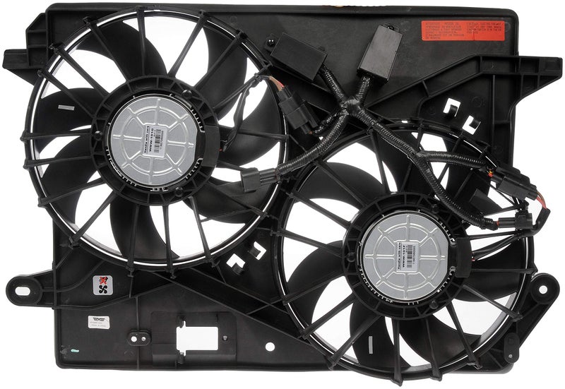 Dorman 620039XD Dual Fan Assembly With Brushless Motors Compatible with Select ChryslerDodge Models OE FIX