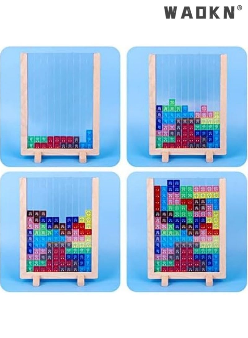 WAOKN 3D Tangram Tetris Educational Game,A Colorful Puzzle Toy that Combines Learning and Fun, Inspiring Mathematical Potential in Children - Image 4