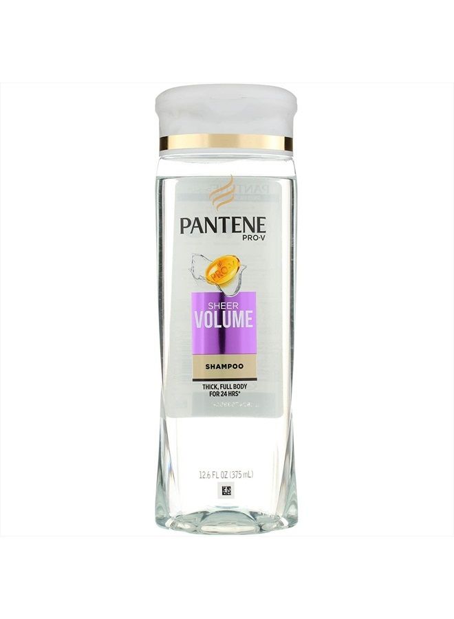 Pantene Pro-V Sheer Volume Thick, Full Body Shampoo 12.6 oz (Pack of 2) - Image 2