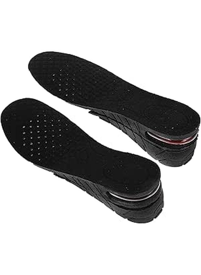Air Inflated Height Increase Insoles Shock Absorbing Heel Lift For Arch Support - Image 1