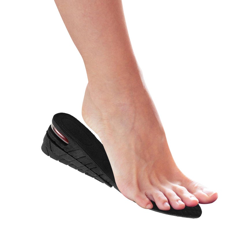 Air Inflated Height Increase Insoles Shock Absorbing Heel Lift For Arch Support - Image 5