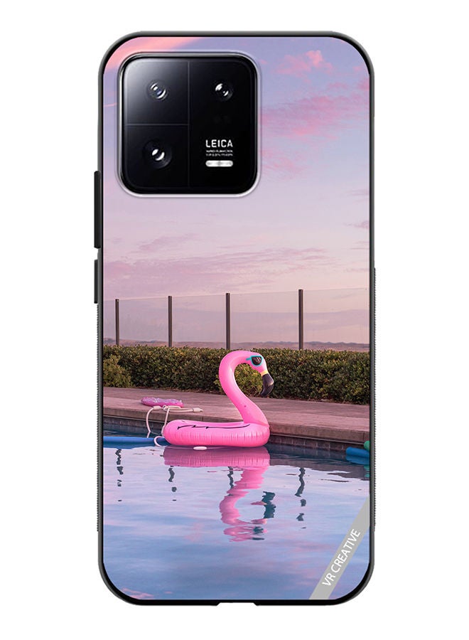 VR CREATIVE Protective Case Cover For Xiaomi 13 Flamingo Tube Design Multicolour - Image 1