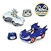 NKOK 128 Scale 24GHz RC Sonic 2PK RC Sonic Silver Officially Licensed Full Function Radio Control Detailed 65 Vehicle and Character Grippy Tires Adjustable Front Wheels - Image 4