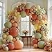 Partycus Dusty Pink Yellow Green Balloon Arch Double Stuffed Sage Light Yellow Peach White Sand Mauve Pastel Balloon Garland Kit for Baby Shower Birthday Bridal Wedding Floral Valentines Party Decoration - Image 2