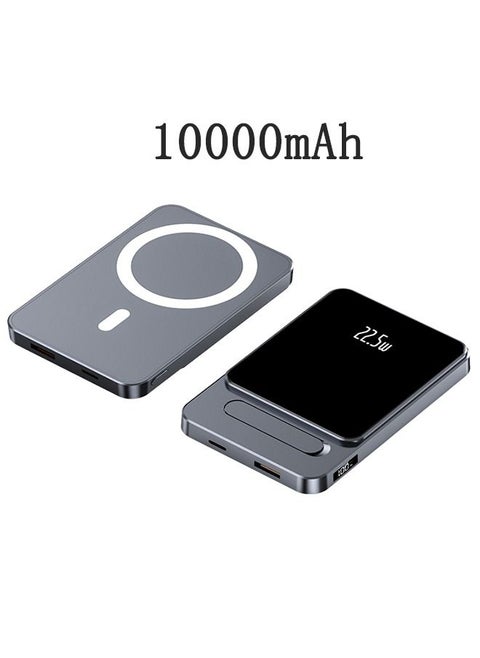 10000mAh Magnetic Wireless Power Bank Portable Charger PD 22.5W Type-C Input/Output 15W Wireless Charging Compatible with IPhone.Samsung. HuaWei. XiaoMi. Honor