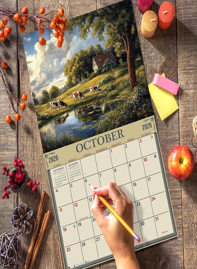 The KING Company 2026 Country Cows Wall Calendar 16-Month X-Large Size 14x22, Calendar by The KING Company-Monster Calendars - Image 5