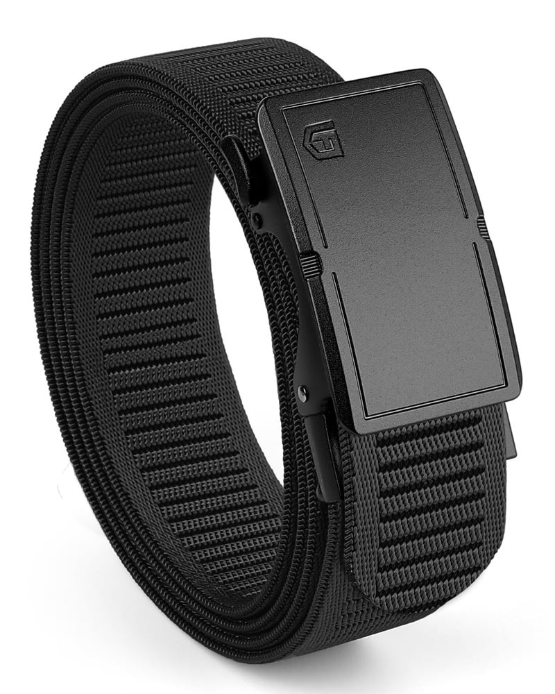 FAIRWIN Men's Ratchet Belt, Golf Tactical Work Casual Stretch Nylon Webbing with Adjustable Ratcheting Buckle, Gifts for Men - Image 1