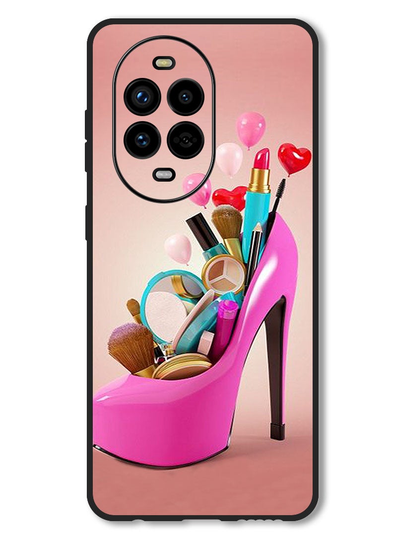 Theodor حافظة متوافقة مع هواوي نوفا 13 برو حماية مضادة للصدمات غطاء بامبر مع أدوات مكياج - Image 1