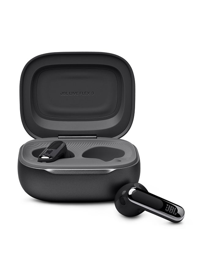 JBL Live Flex 3 True Wireless Noise Cancelling Open-Stick Earbuds Black - Image 1