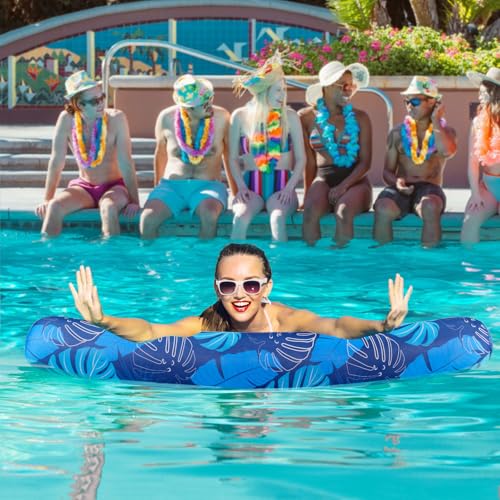 Brmoka 2 Pack Inflatable Swimming Pool Noodles Jumbo, Quick Drying Soft Fabric Covered Pool Noodle Jumbo with Portable Storage Bag, Premium Buoyancy for Summer Swim Pools Party - Image 3
