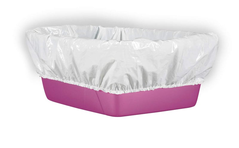 Alfapet Cat litter box liners, Elastic bags liners, 20 Count For Large, X-Large, Giant, Extra-Giant Size litterbox- With Sta-Put Technology for Firm, Easy Fit- Quick + Clever Waste Cleaners, Pack of 2 - Image 2