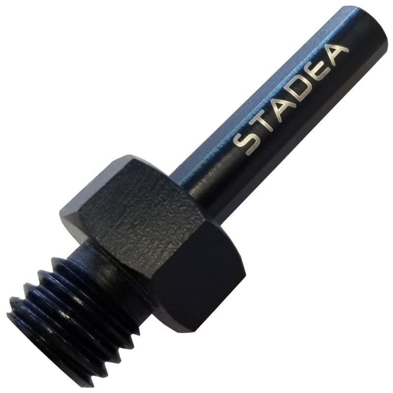 Stadea ADC105K Core Drill Bit Adapter for Threaded Diamond Hole Saw Core Drill Bit - 3/8" Triangle to 5/8" 11 Male - Image 1