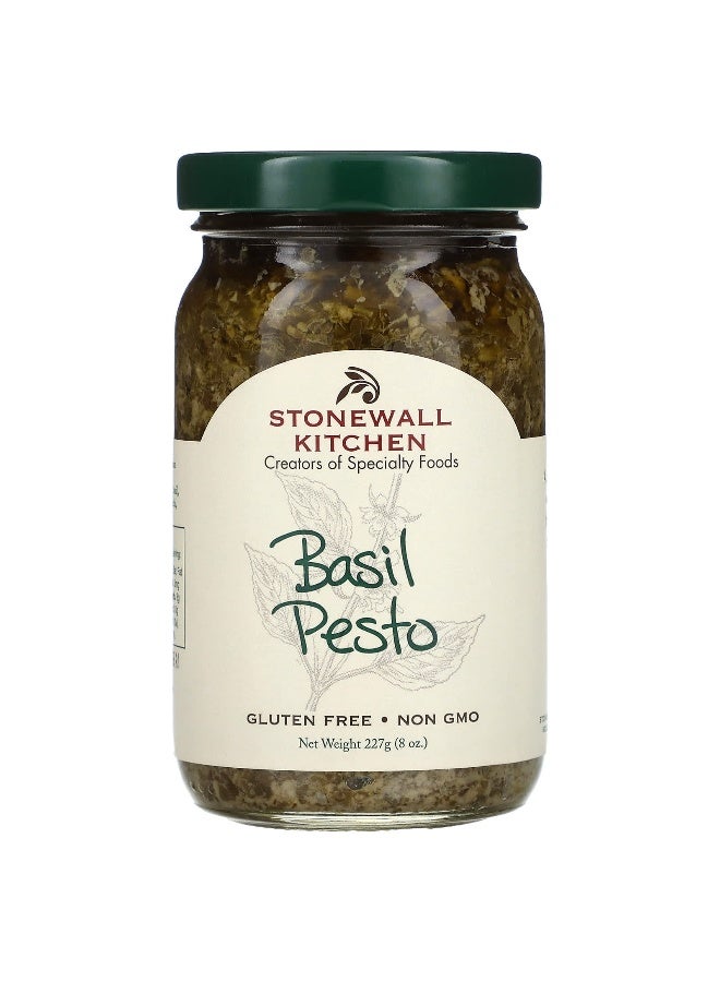 Stonewall Kitchen, Basil Pesto, 8 oz (227 g) - Image 1