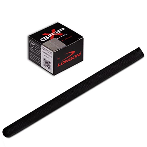 Longoni X Grip Latex Pro Billiard Pool Carom Cue Handgrip Wrap (Black) - Image 3