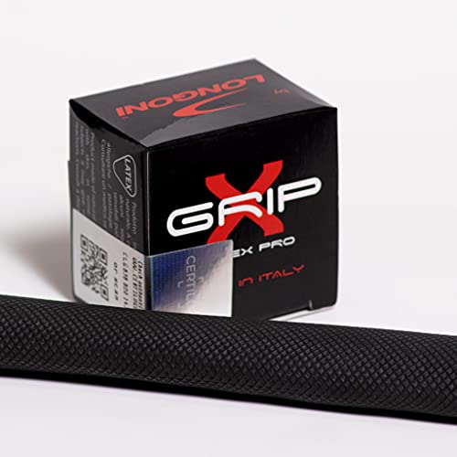 Longoni X Grip Latex Pro Billiard Pool Carom Cue Handgrip Wrap (Black) - Image 5