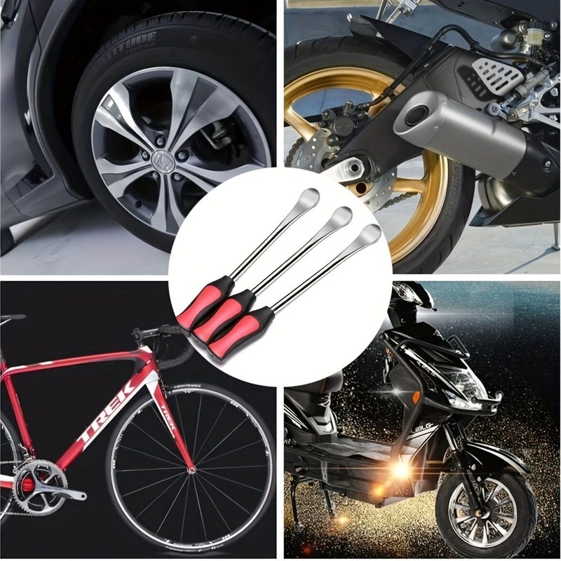 Set Of 3 Versatile Crowbars For Vehicle Upkeep And Tire Changing - Image 5