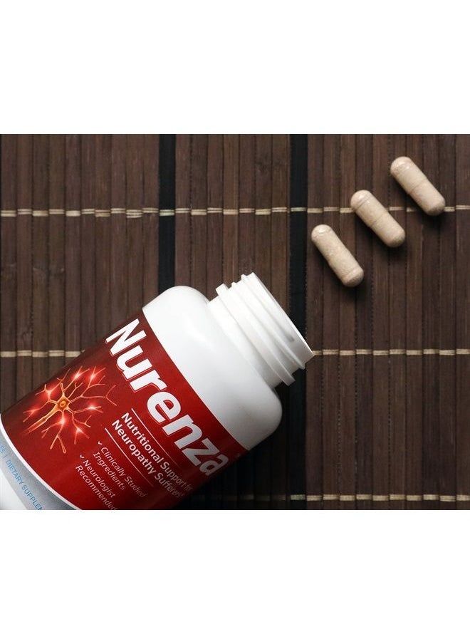 Vita Sciences - Nurenza Neuropathy Supplement for Nerve Health and Repair. Natural R-ALA Form 10x Strength with Vitamins and Antioxidants to Renew and Revitalize Feet, Hands, Legs, and Toes. 60 Ct. - Image 1