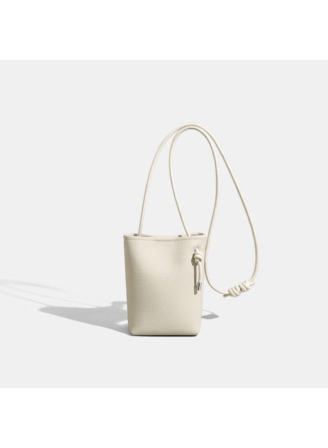 Yuyula Leather Handbag, Women's Bucket Bag, Stylish Light Luxury Crossbody Phone Bag, Birthday And New Year Gift For Women And Girlfriends - Image 2