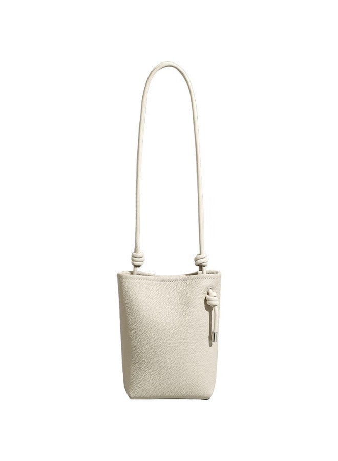 Yuyula Leather Handbag, Women's Bucket Bag, Stylish Light Luxury Crossbody Phone Bag, Birthday And New Year Gift For Women And Girlfriends - Image 3