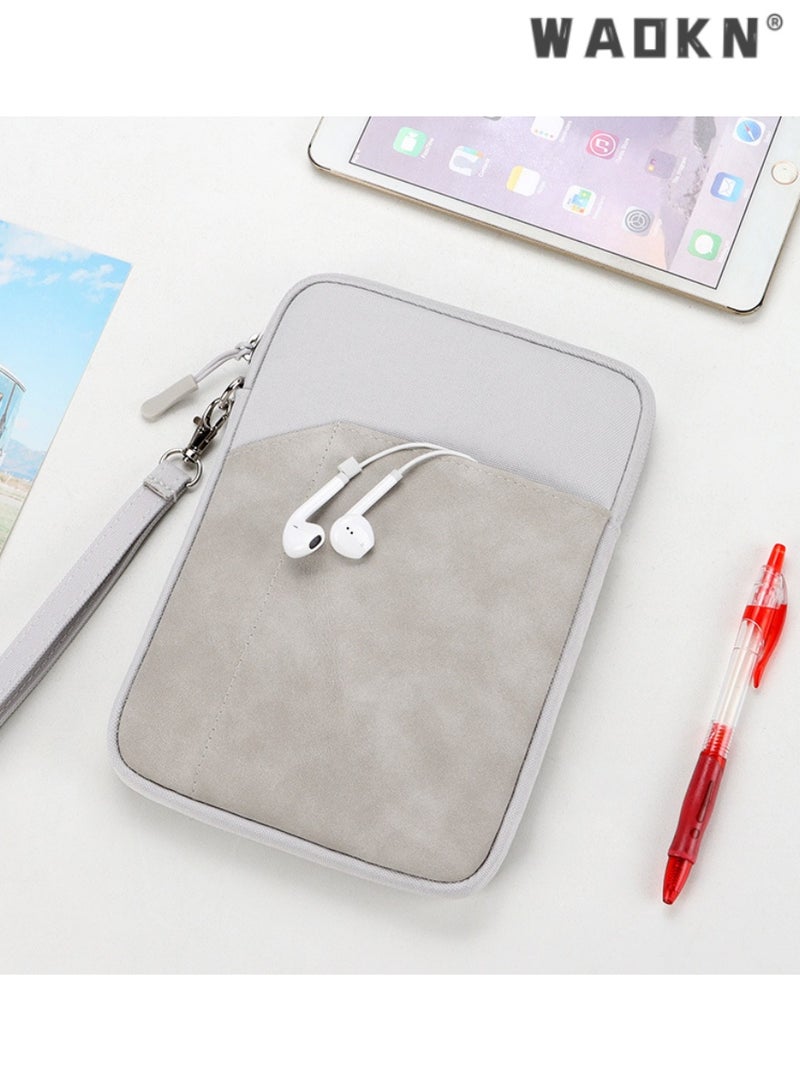 WAOKN Universal Tablet Bag with Handle,Tablet Sleeve Case,Suitable for 9.7-10.8 Inch Tablets, Portable and Organized Storage Pouch, Protective Design, Ideal for Travel and Work, Durable, Stylish - Image 3