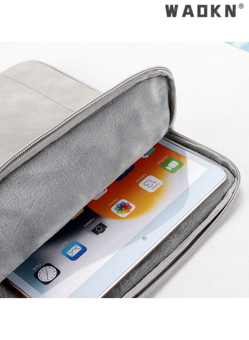 WAOKN Universal Tablet Bag with Handle,Tablet Sleeve Case,Suitable for 9.7-10.8 Inch Tablets, Portable and Organized Storage Pouch, Protective Design, Ideal for Travel and Work, Durable, Stylish - Image 5