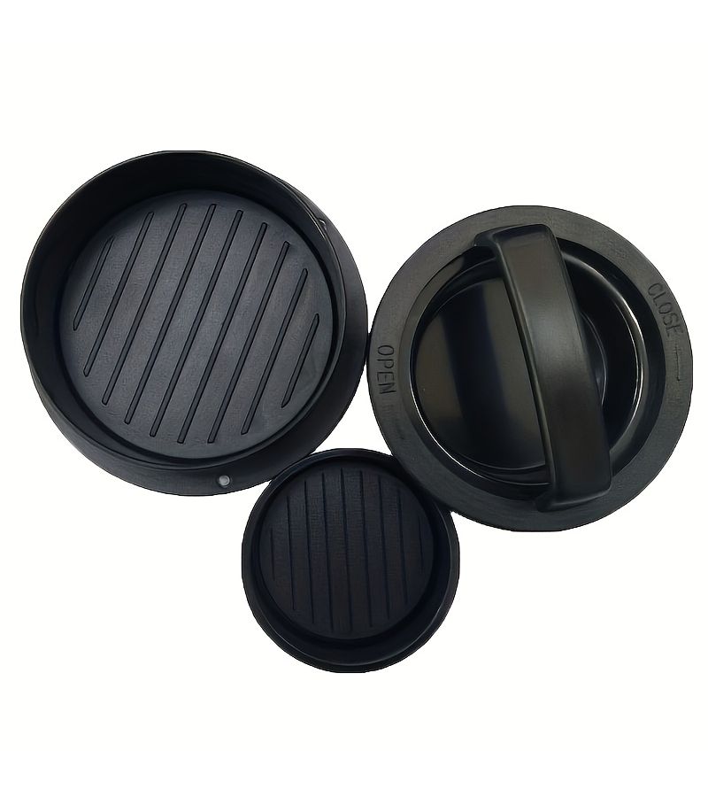 Black 3-In-1 Nonstick Hamburger Meat Patty Press Mold - Image 4