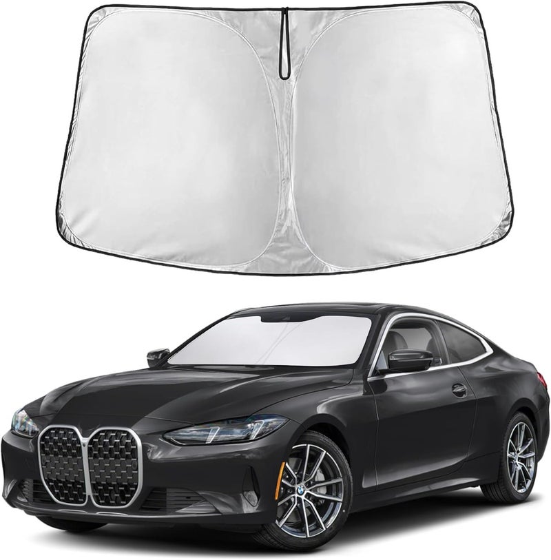 Windshield Sun Shade for BMW 4 Series (2021–2025) - Front Window Sunshade, Foldable Car Sun Protector - Image 1