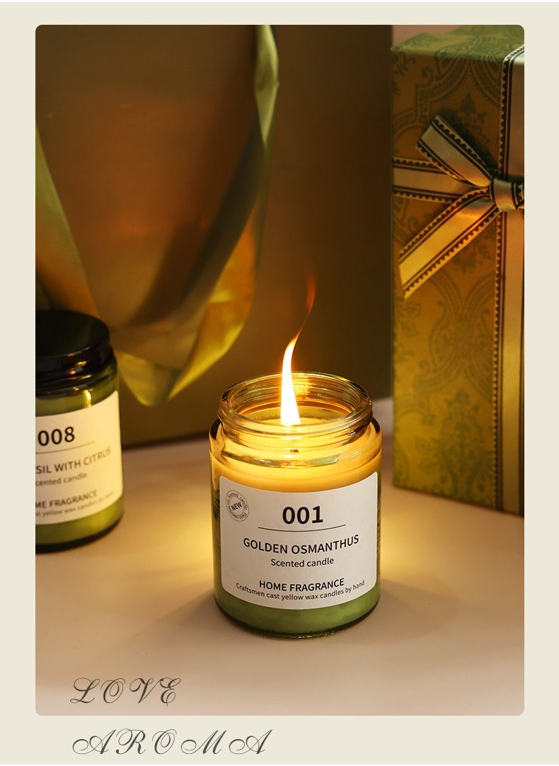 MissTiara Set of 7 Gifts Scented Candles Gift Box Soy Candles Scented Candle Gift Box Set for Birthday gift Wedding Party Souvenir  Bathroom Yoga  - Image 3