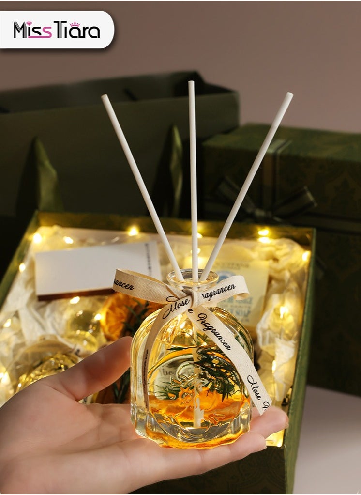 MissTiara Set of 7 Gifts Scented Candles Gift Box Soy Candles Scented Candle Gift Box Set for Birthday gift Wedding Party Souvenir  Bathroom Yoga  - Image 5