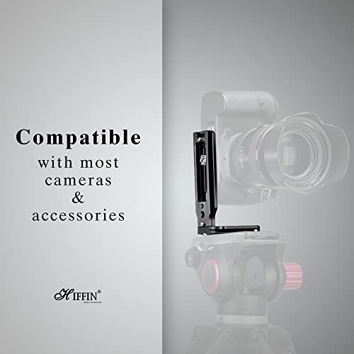 HIFFIN HOT-L-Type Quick Release Camera Vertical Plate Dual Camera Bracket Plate Universal SLR Stabilizer - Image 2