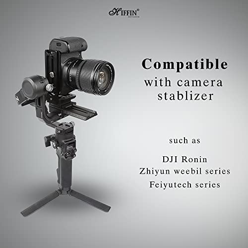 HIFFIN HOT-L-Type Quick Release Camera Vertical Plate Dual Camera Bracket Plate Universal SLR Stabilizer - Image 5
