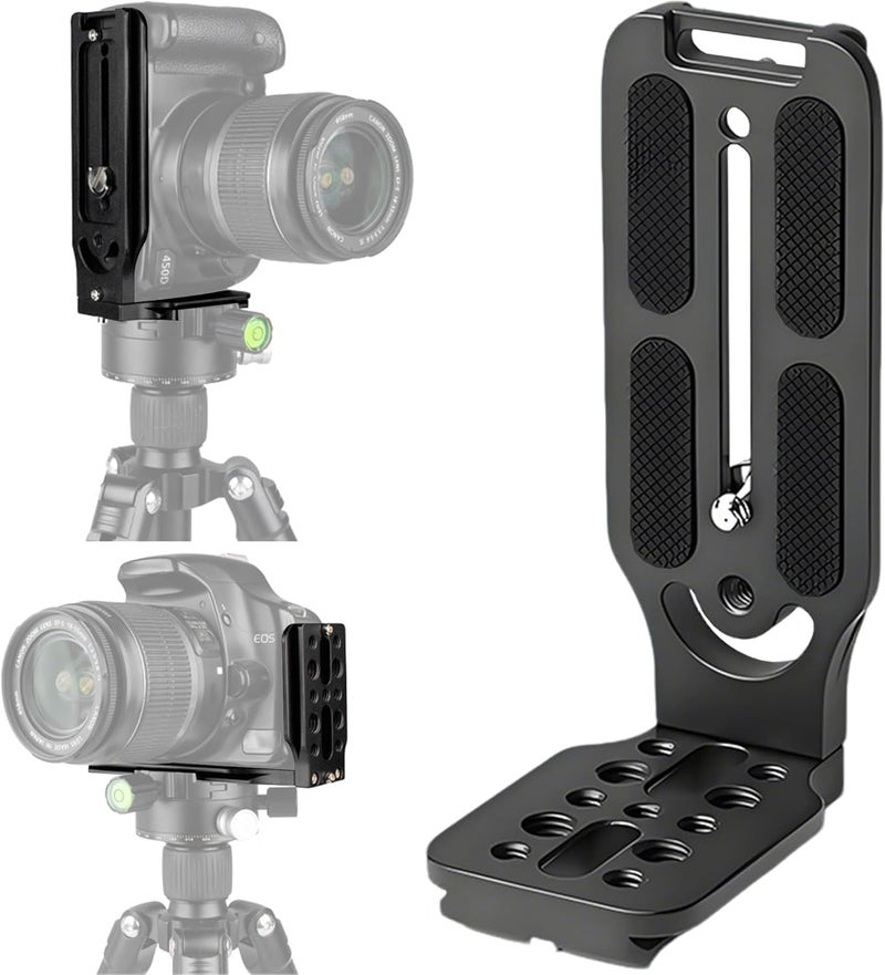 HIFFIN HOT-L-Type Quick Release Camera Vertical Plate Dual Camera Bracket Plate Universal SLR Stabilizer - Image 1