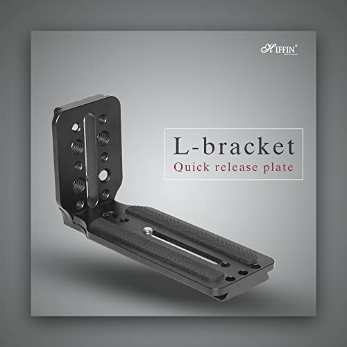 HIFFIN HOT-L-Type Quick Release Camera Vertical Plate Dual Camera Bracket Plate Universal SLR Stabilizer - Image 4